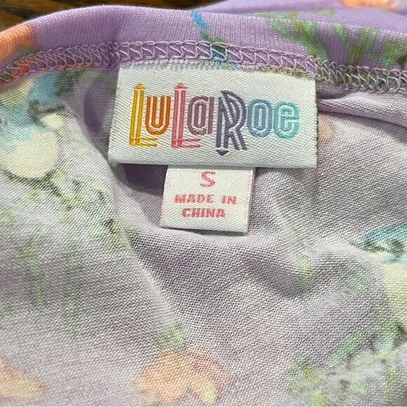 LuLaRoe Midi Julia Dress Short Sleeve Crew Neck size small - Picture 8 of 11